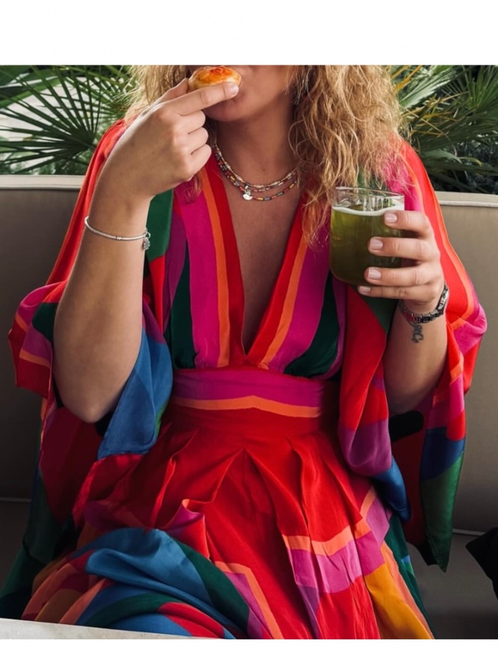 Farm Rio Multicolored Dress M - Picture 5 of 7